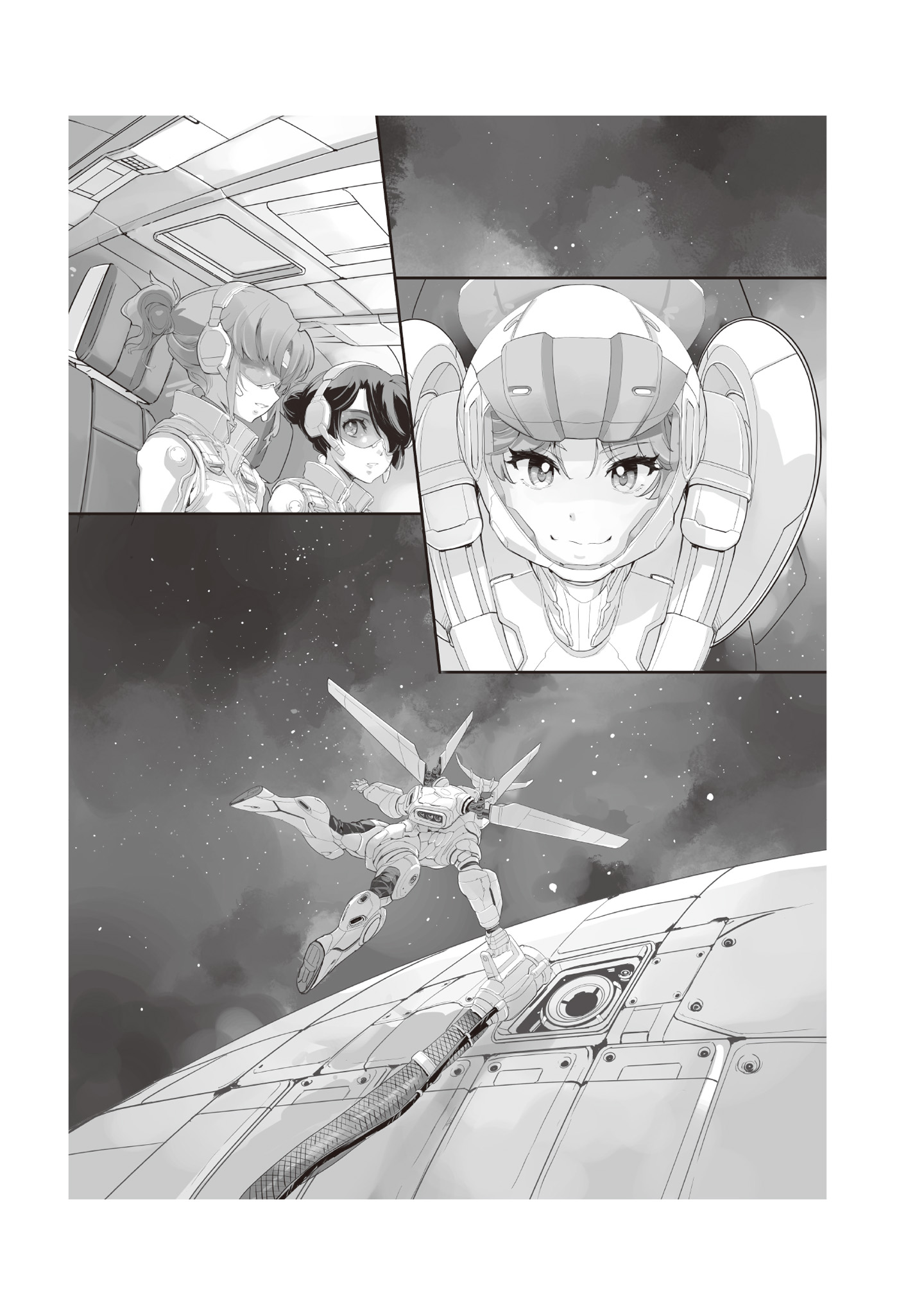 A comic page of a cartoon character Description automatically generated