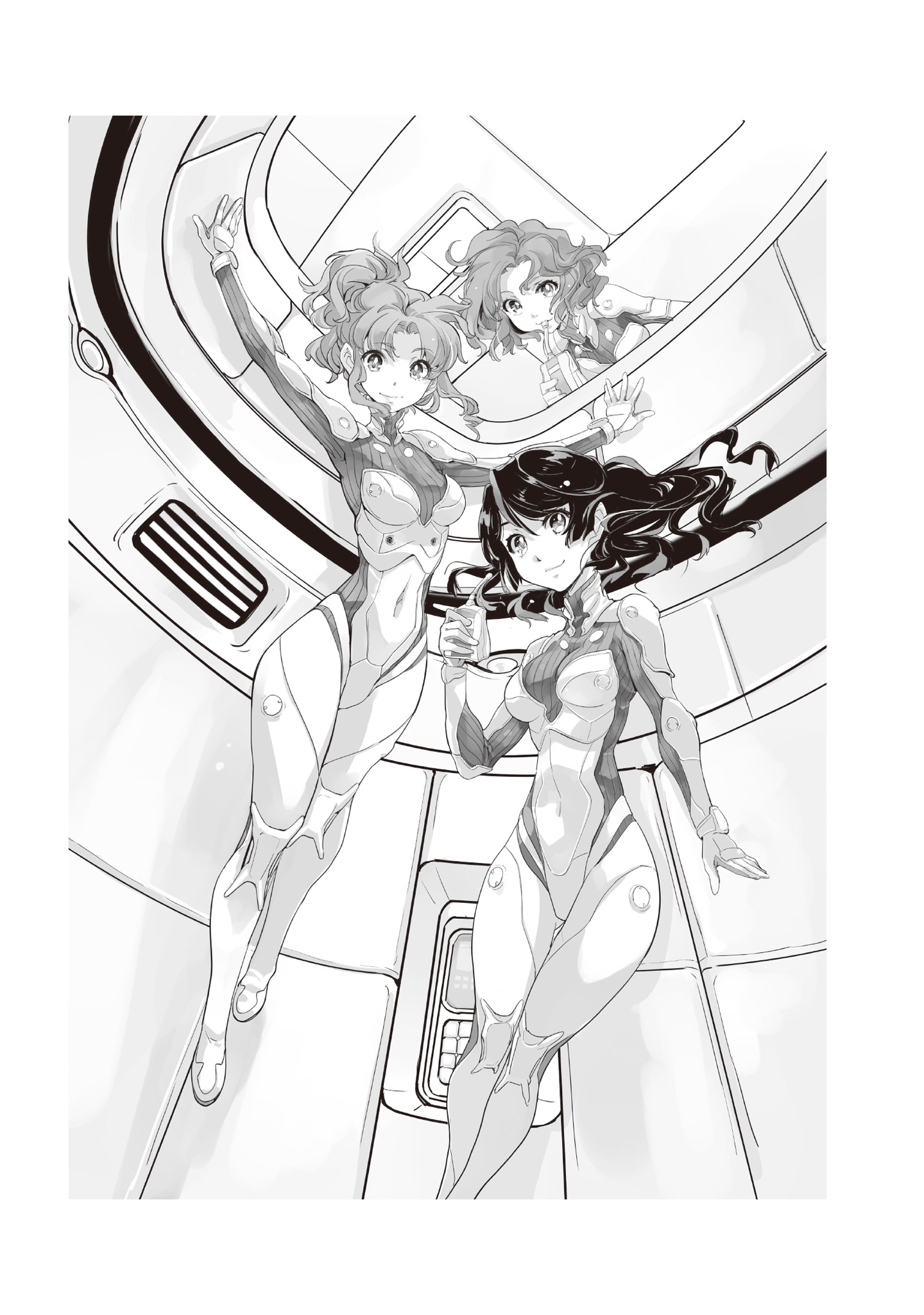A group of women in space suits Description automatically generated